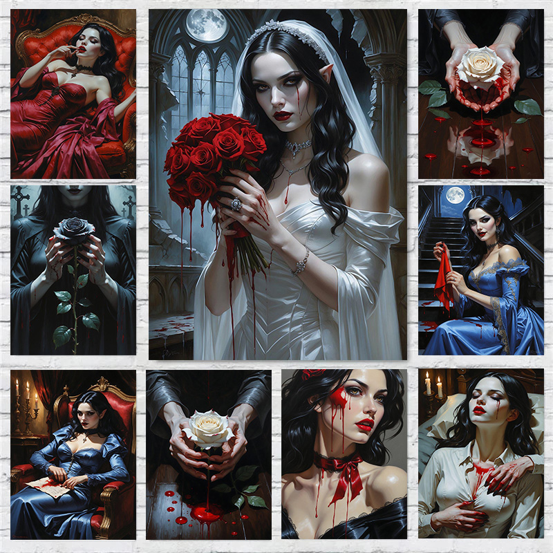 Home Decor Gothic - Dark Fantasy Romantic Gothic Vampire Queen