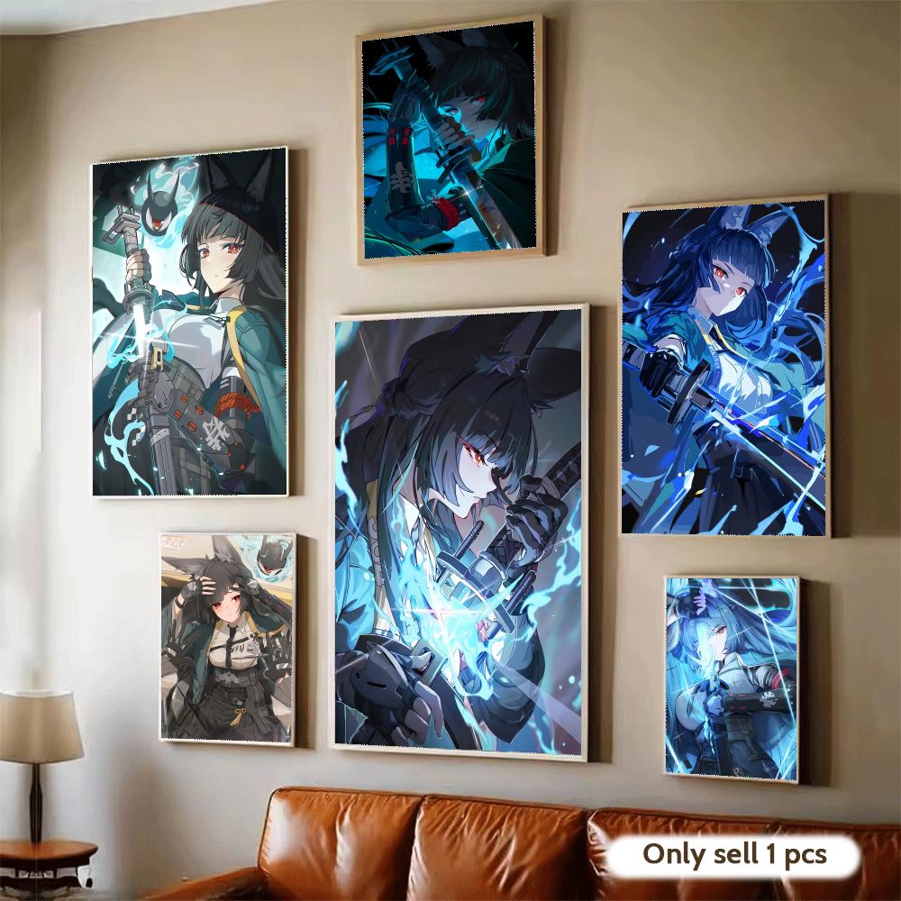 Home Decor Living Room Ideas - Hoshimi Miyabi Zenless Zone Poster Modern