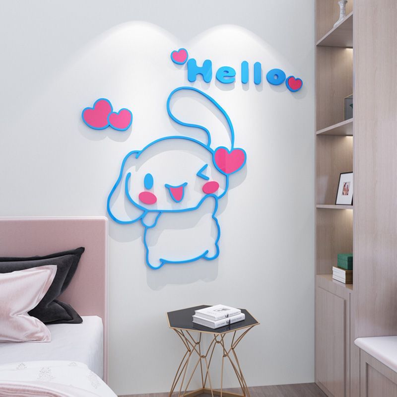 Home Decor Wall Stickers - Sanrio Cinnamoroll 3D Acrylic Children's Room