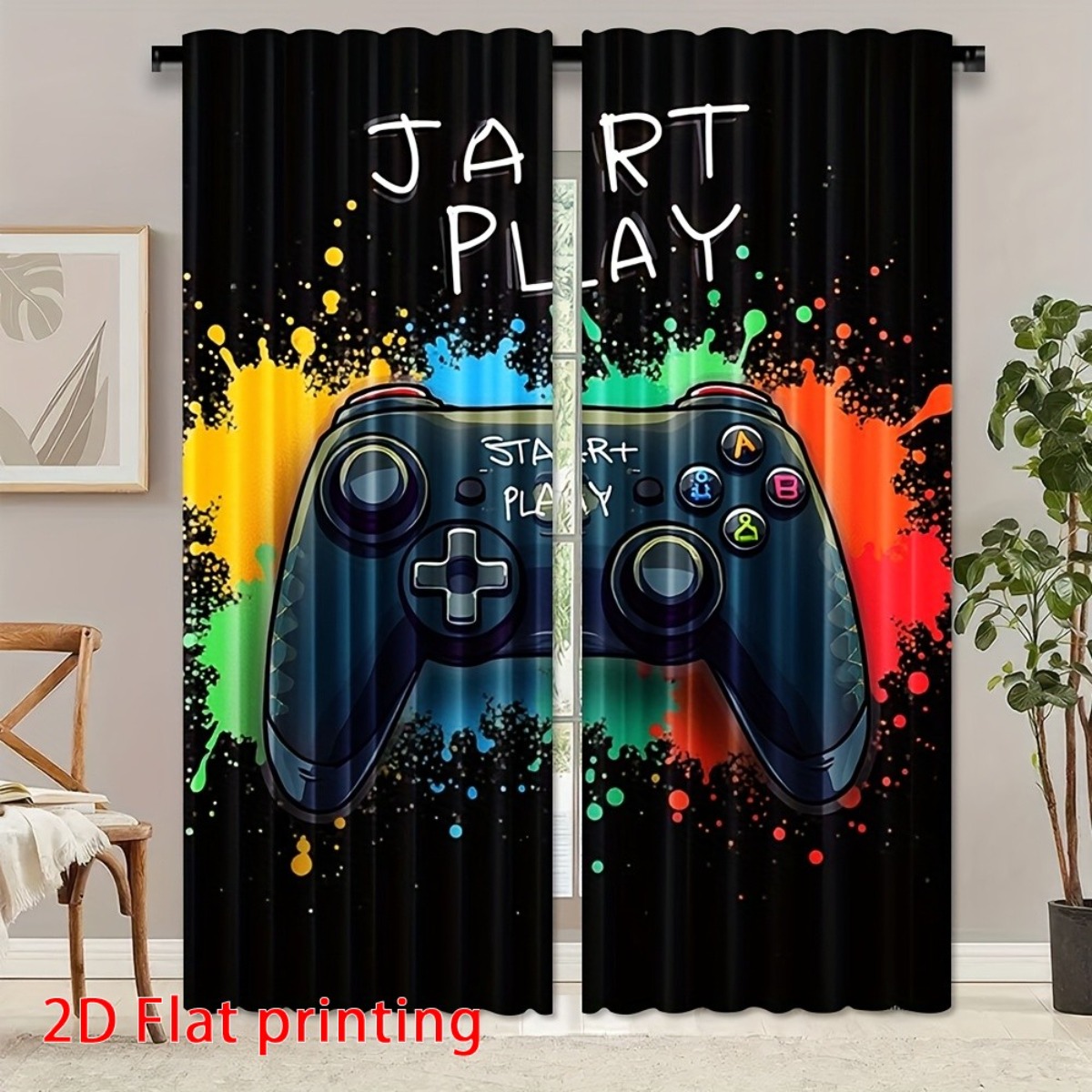 Home Decor Youtube Videos - Gaming Curtain Gamer Video Game Curtains