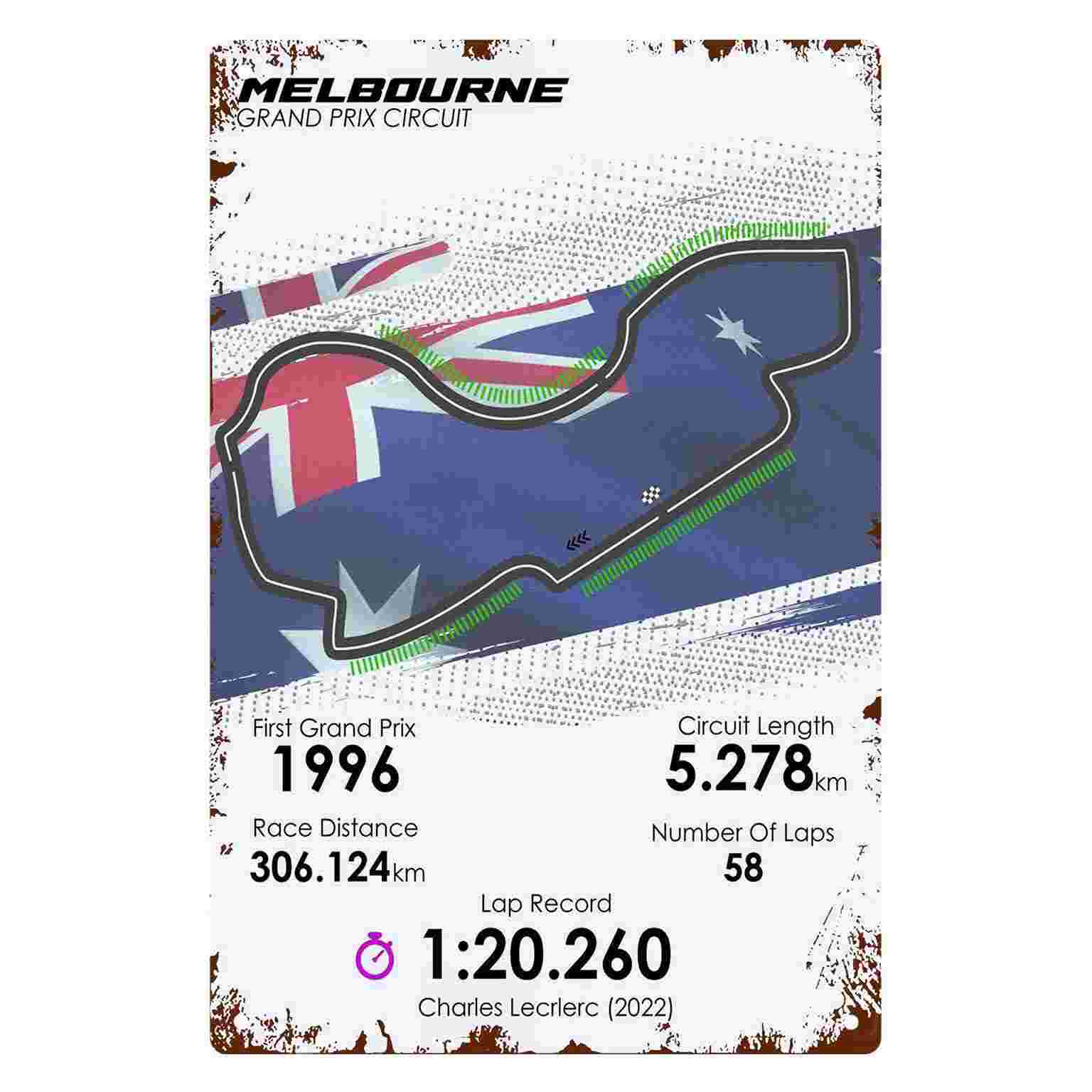 Home Decor Melbourne - 2D FLAT 1pc 