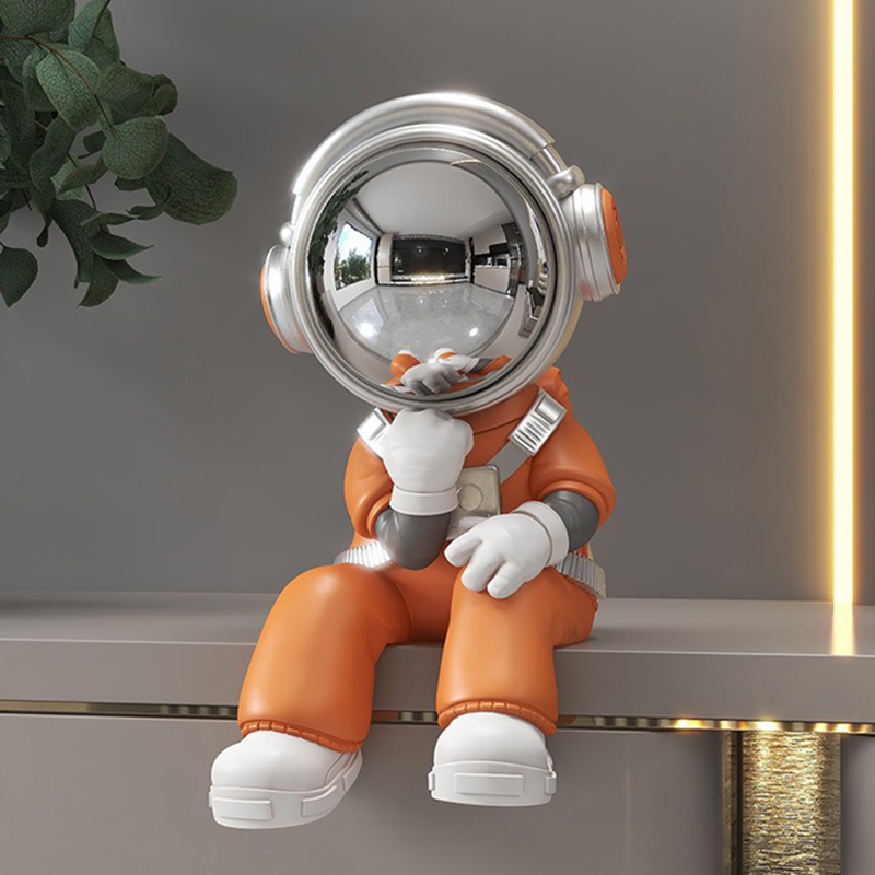 Home Decor Living Room Ideas - Miniature Astronaut Ornaments Living Room Aesthetic
