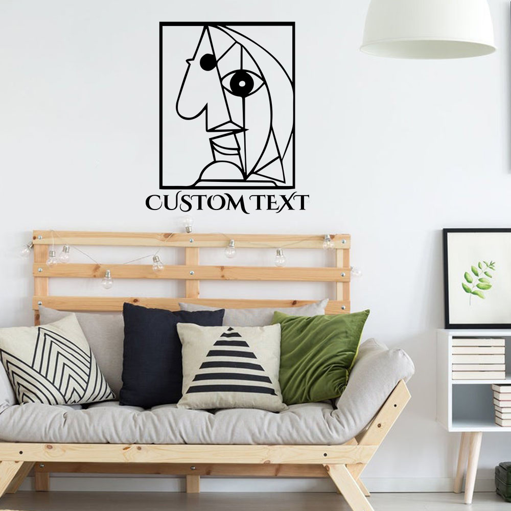 Home Decor Wall Stickers - 1PC Creative Abstract School Customizable Text