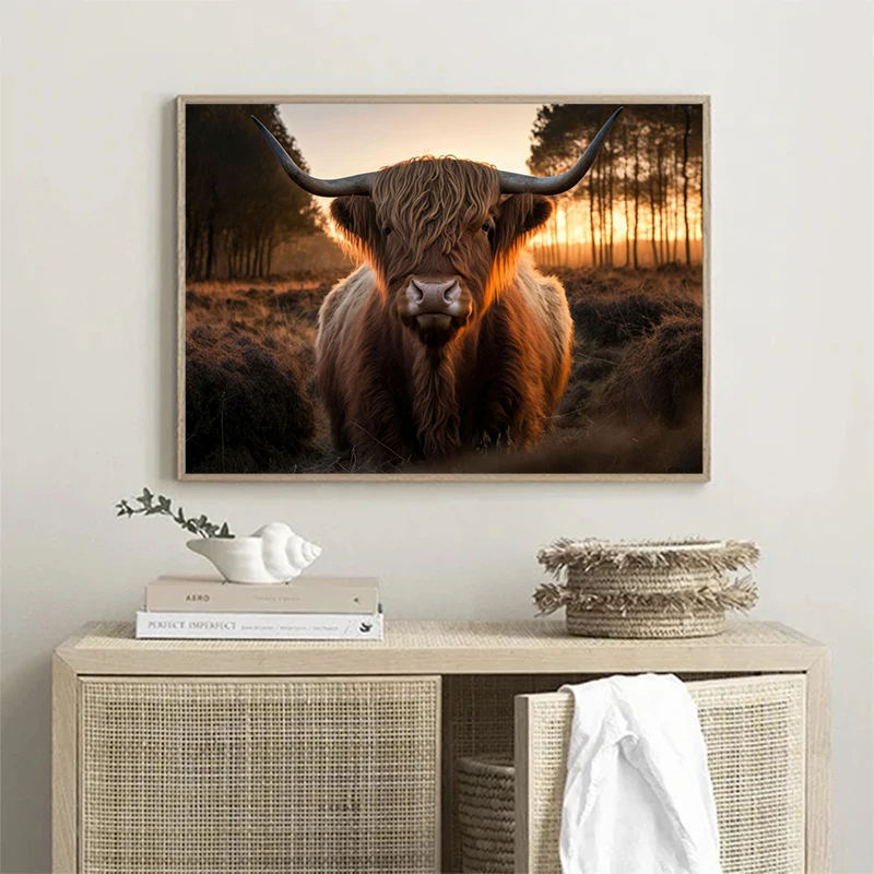 Scottish Highlanders   poster  - огляд і ціна Watercolor Poster Print