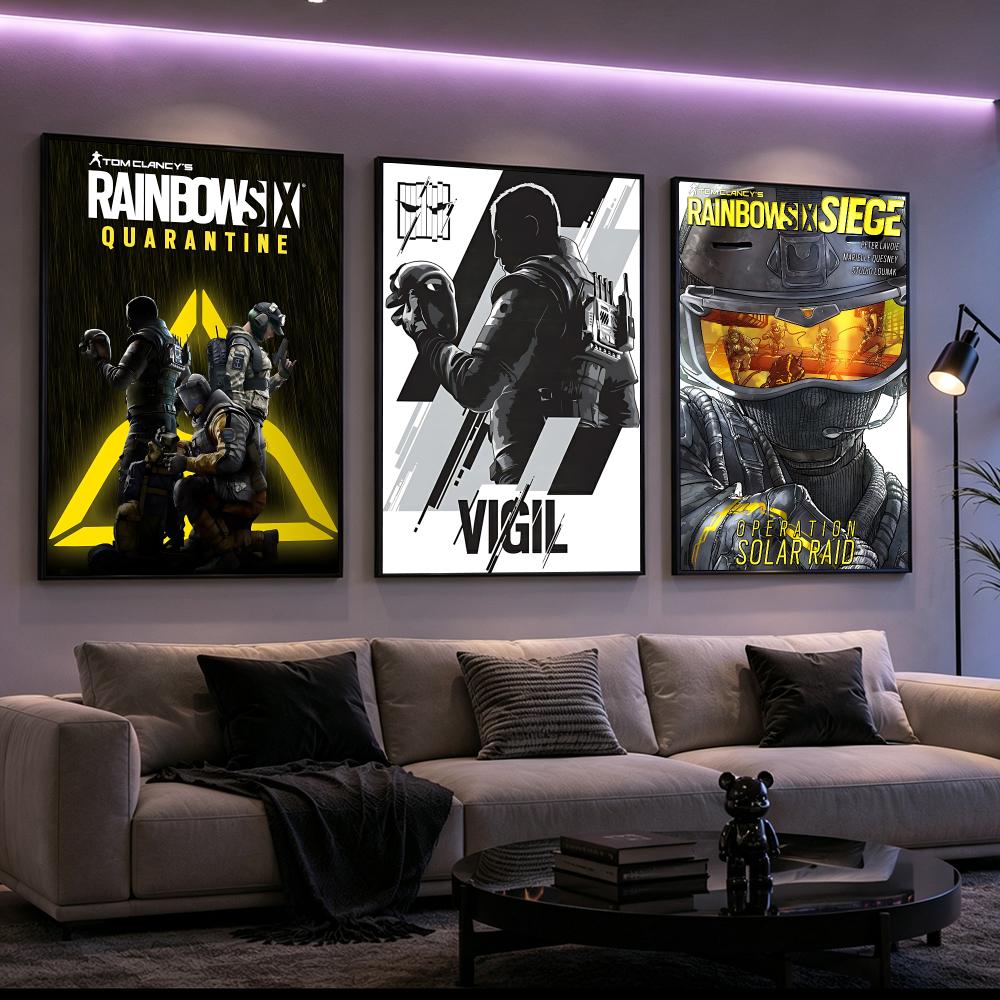 Rainbow Six Siege Poster Poste - огляд і ціна Home Decor Living Room Ideas