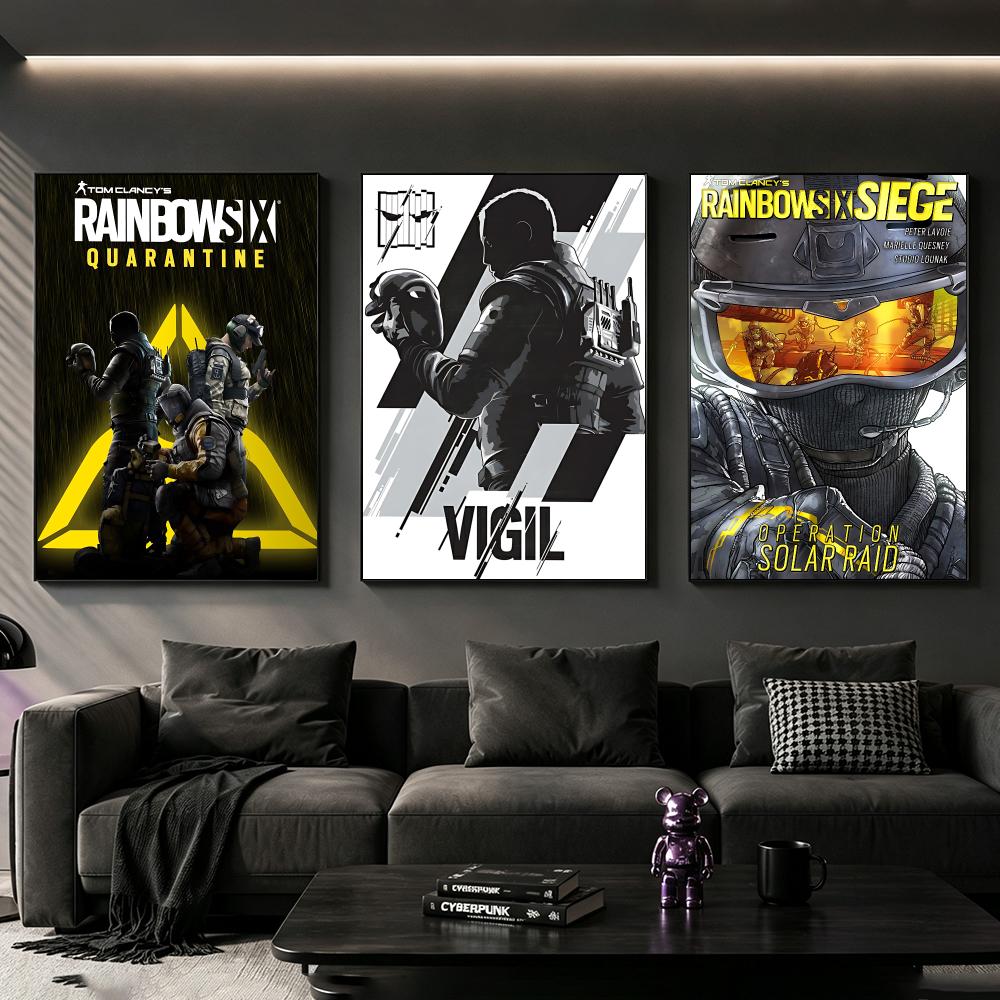 Rainbow Six Siege Poster Poste - огляд і ціна Home Decor Living Room Ideas