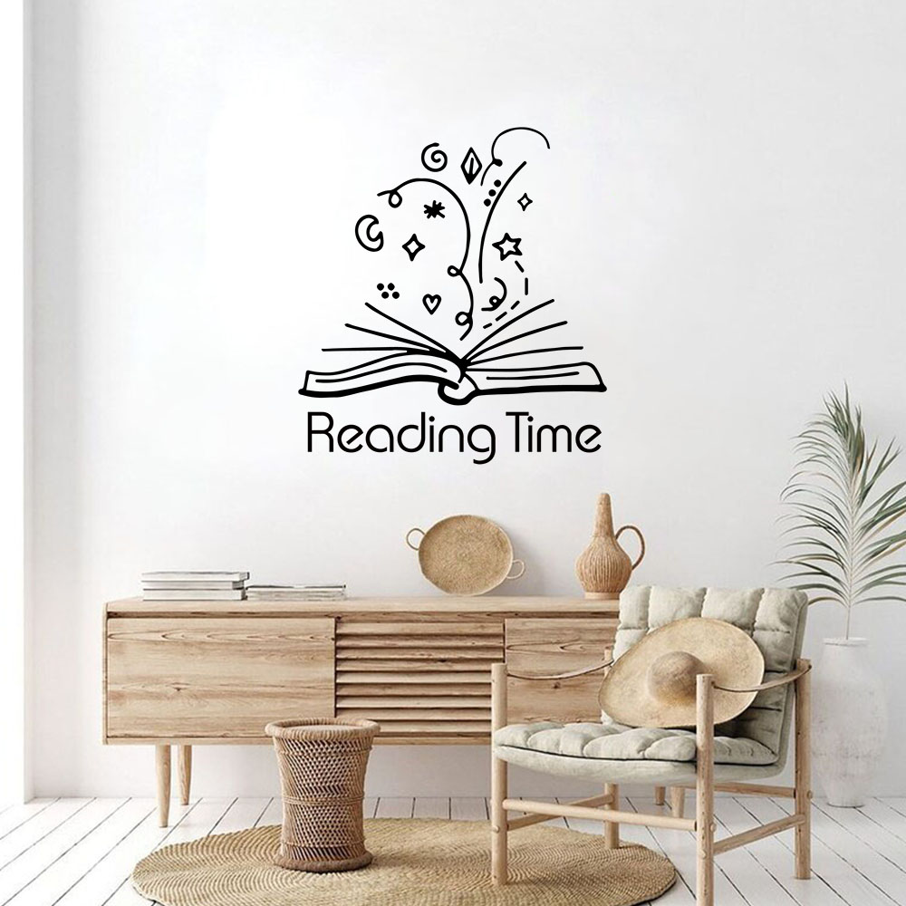 1PC Lovely Book Personalized N - огляд і ціна Home Decor Wall Stickers