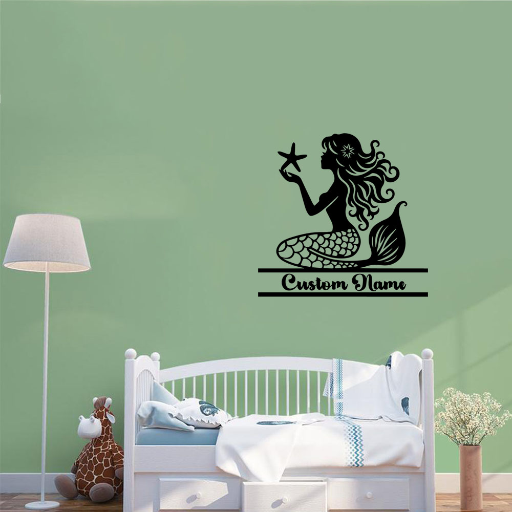 1PC NEW Mermaid Personalized T - огляд і ціна Home Decor Wall Stickers