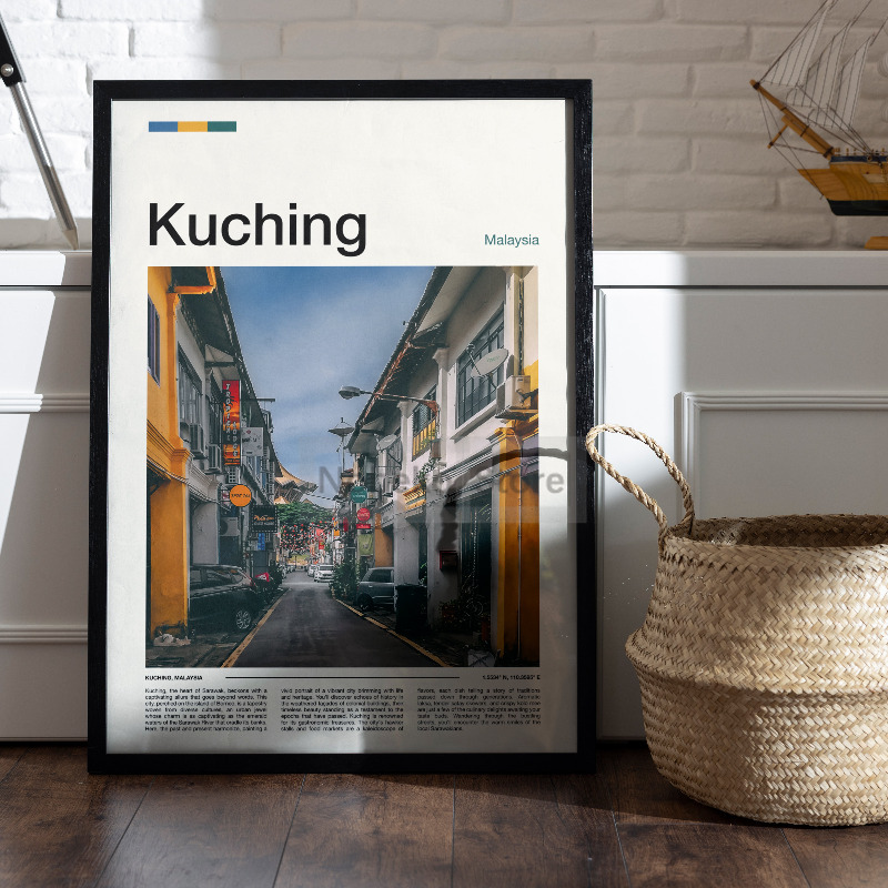 Asia Malaysia Travel Posters K - огляд і ціна Home Decor Kuching