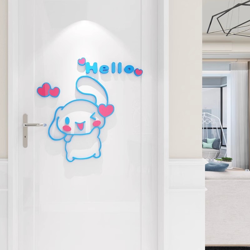 Sanrio Cinnamoroll 3D Acrylic  - огляд і ціна Home Decor Wall Stickers