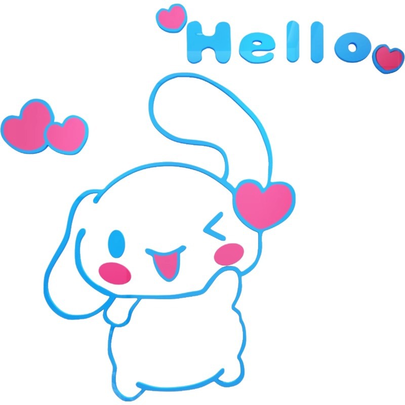 Sanrio Cinnamoroll 3D Acrylic  - огляд і ціна Home Decor Wall Stickers