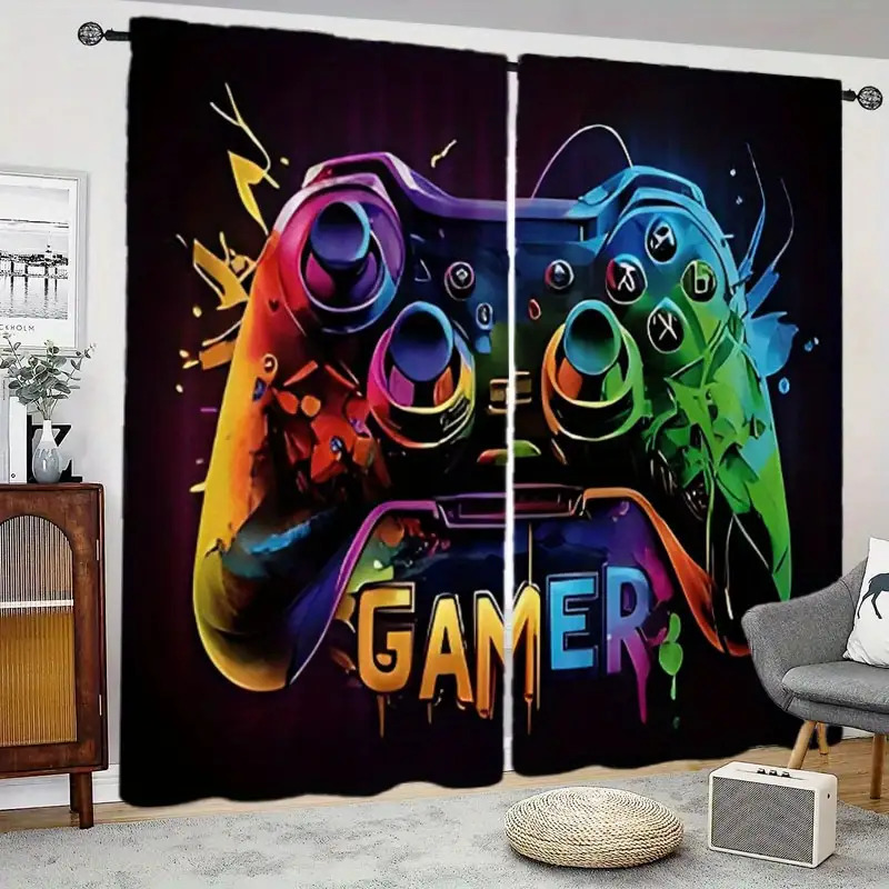 Dual Gaming Curtains 2pcs Pop  - огляд і ціна Home Decor Youtube Videos