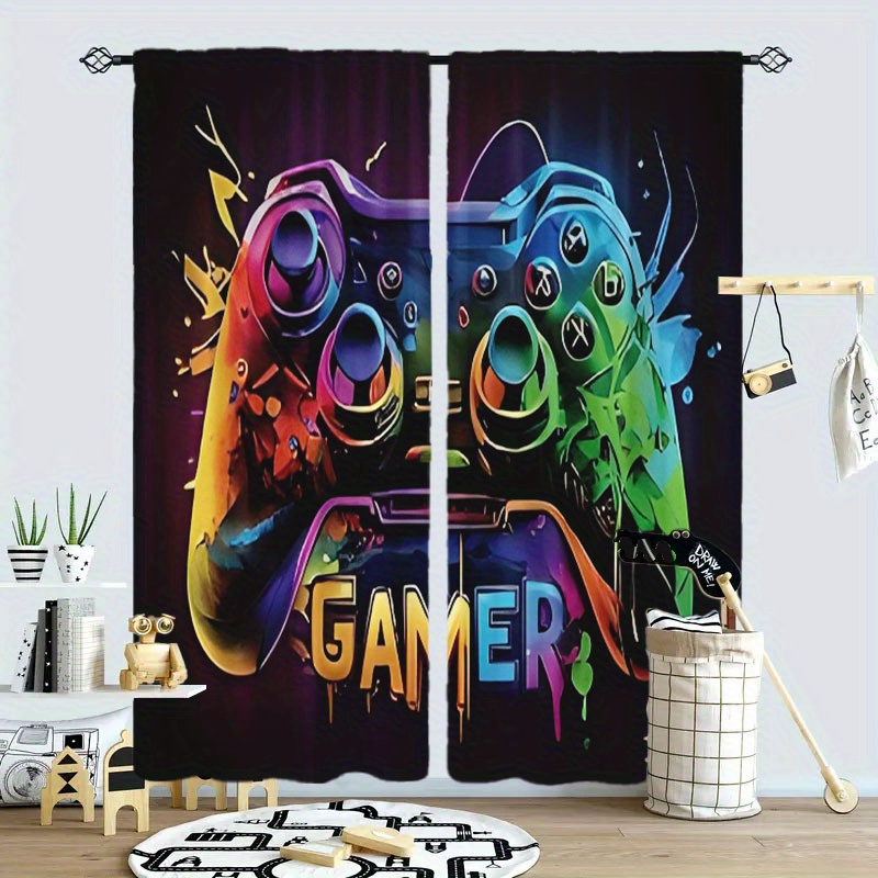Dual Gaming Curtains 2pcs Pop  - огляд і ціна Home Decor Youtube Videos