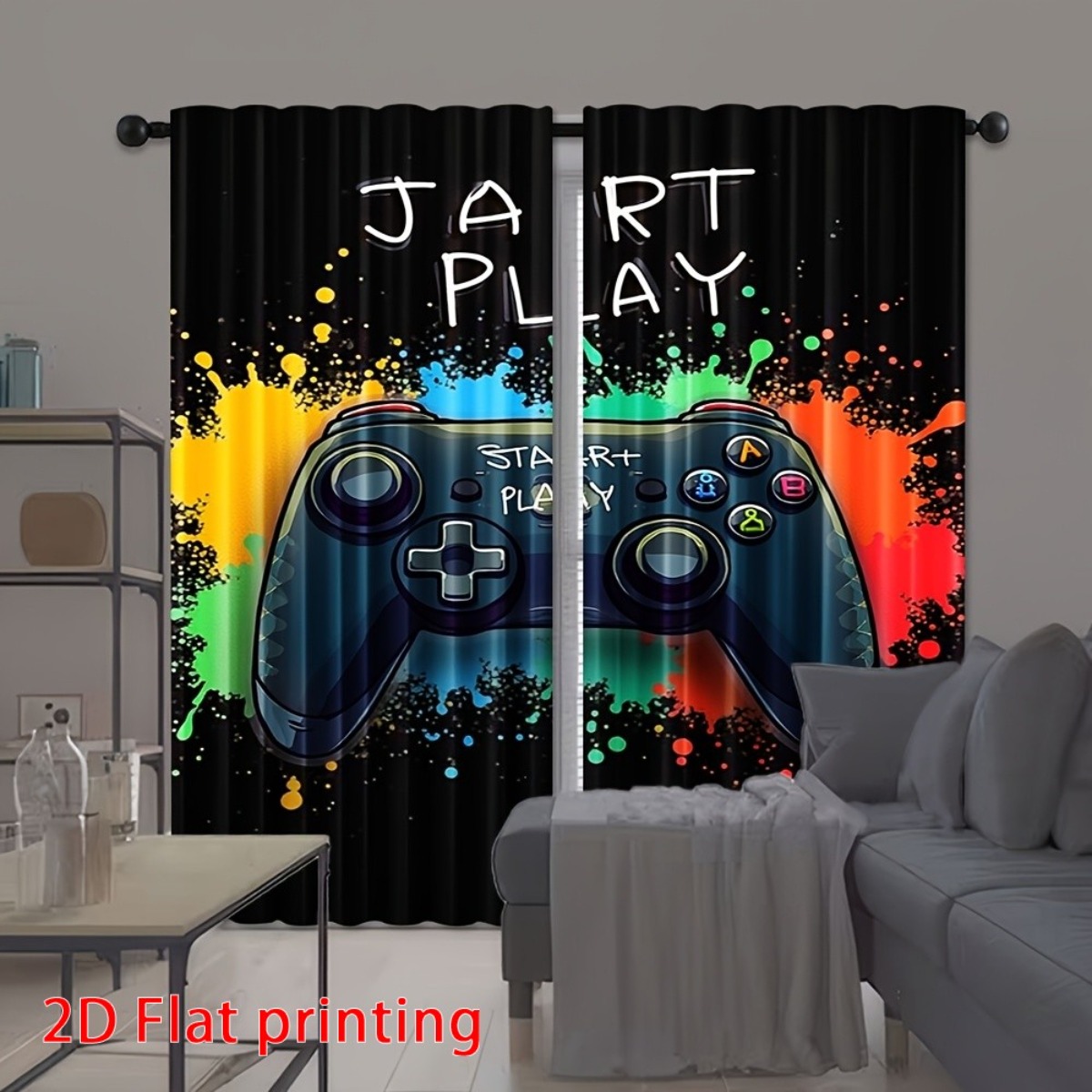 Gaming Curtain Gamer Video Gam - огляд і ціна Home Decor Youtube Videos