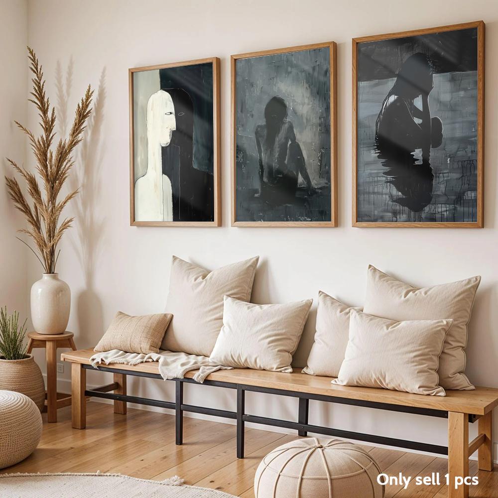 Dark Paintings Art Design Post - огляд і ціна Home Decor Living Room Ideas