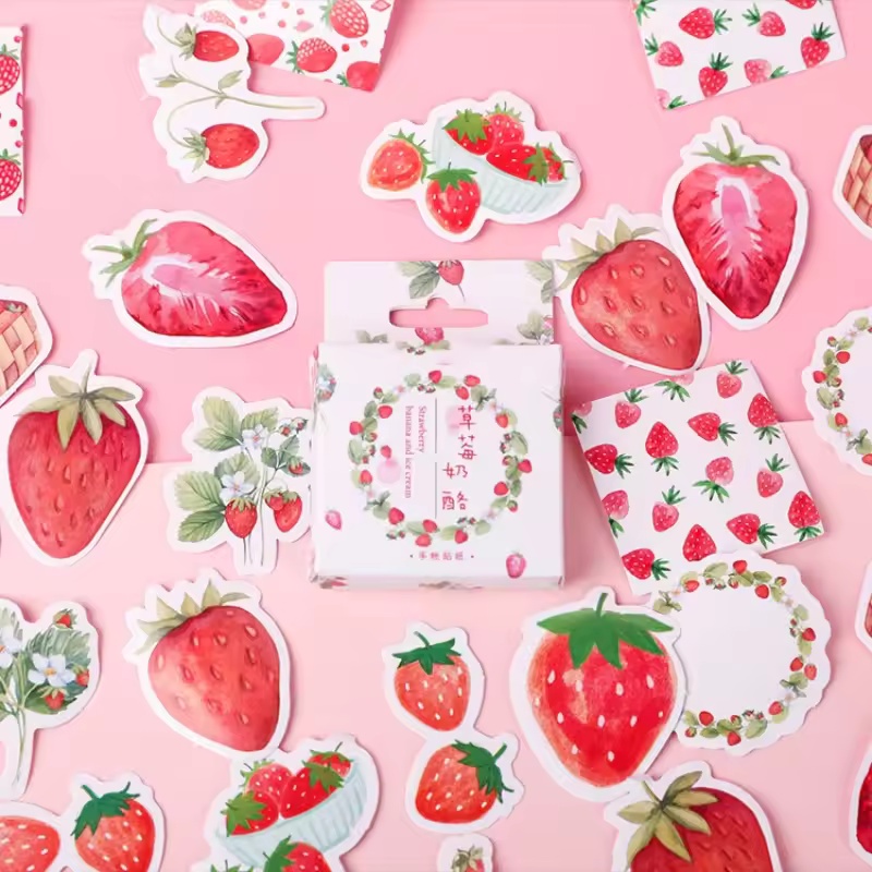 45Pcs Fruit Strawberry Box Sti - огляд і ціна Home Decor Magazine