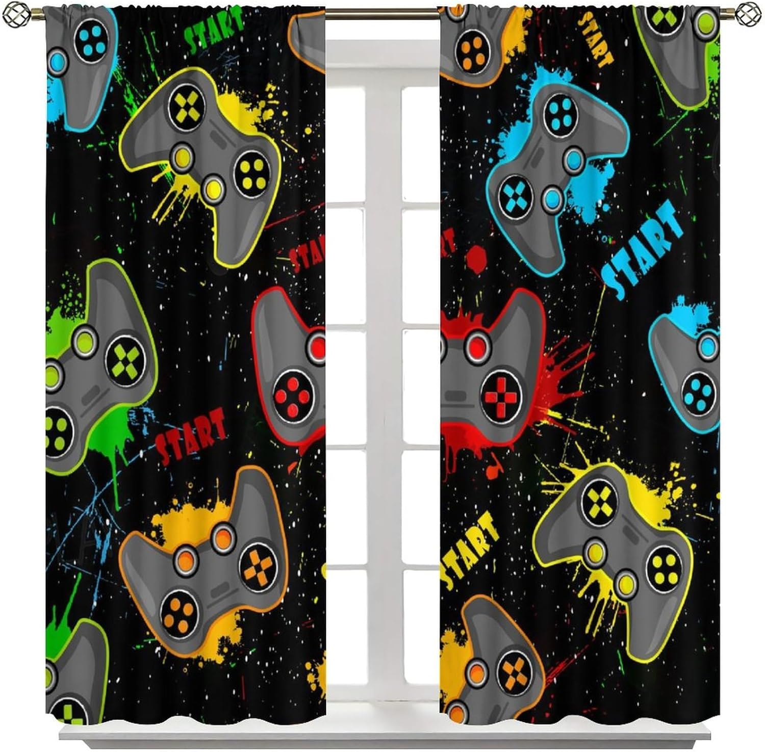Kids Gaming Curtain for Bedroo - огляд і ціна Home Decor Youtube Videos