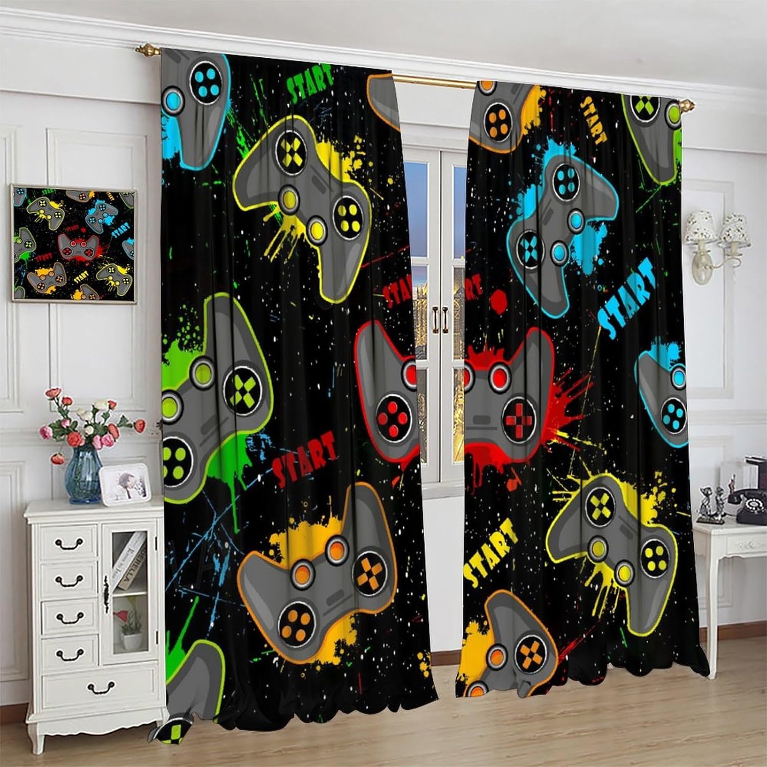 Kids Gaming Curtain for Bedroo - огляд і ціна Home Decor Youtube Videos