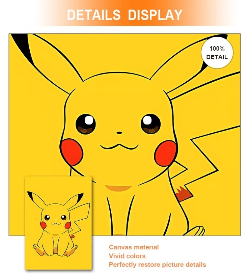Frameless Cartoon Anime Poster - огляд і ціна Watercolor Poster Print