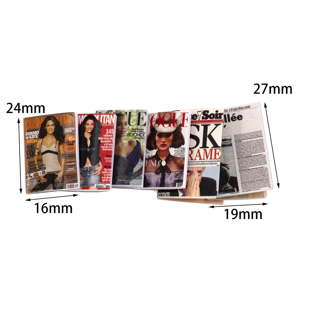 6Pcs 1/12 Dollhouse Miniature  - огляд і ціна Home Decor Magazine