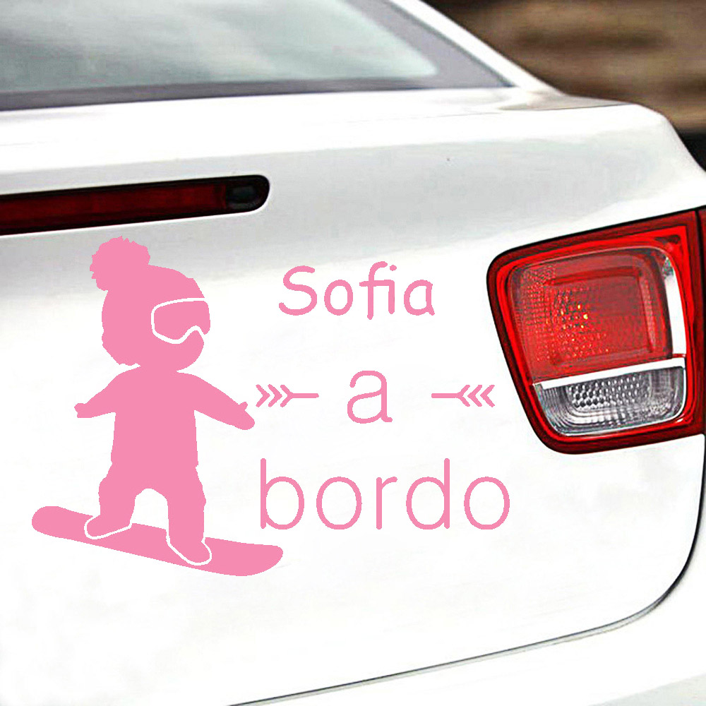 1pc Vinyl baby a bordo colorfu - огляд і ціна Home Decor Wall Stickers