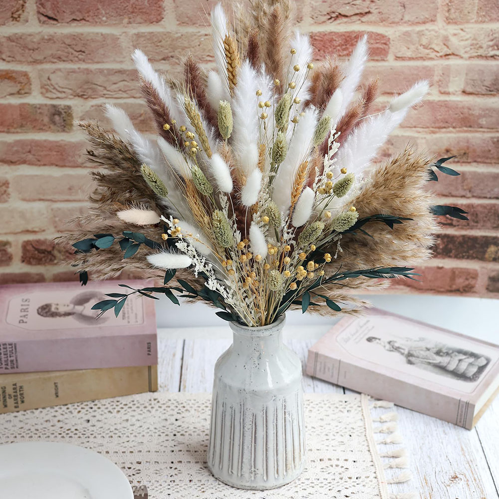 100pcs Dried Pampas Grass Bouq - огляд і ціна Dried Flower Bouquet