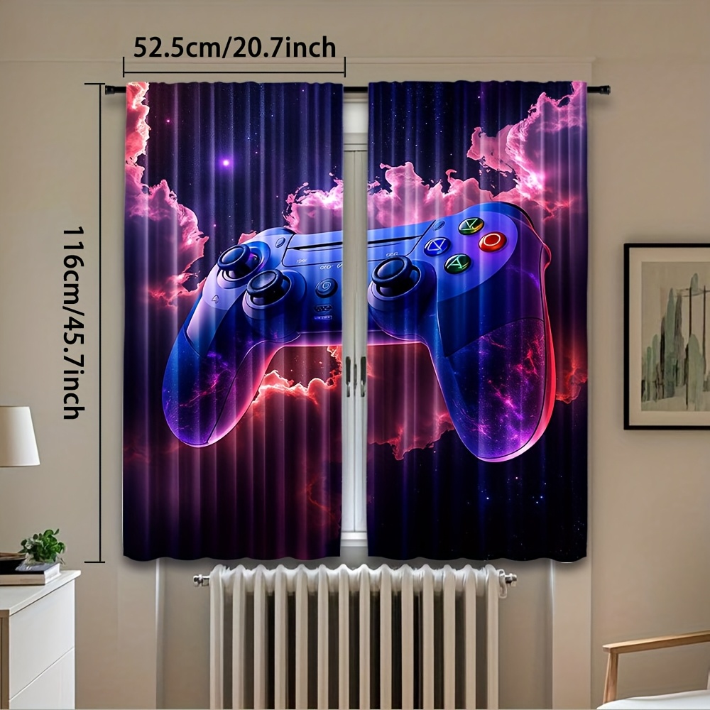 Cyberpunk Gaming Curtain Blue  - огляд і ціна Home Decor Youtube Videos