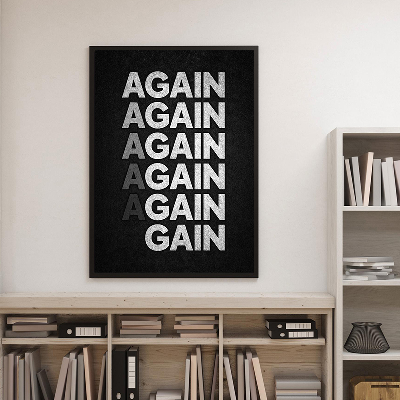 No Excuses Motivational Poster - огляд і ціна Watercolor Poster Print
