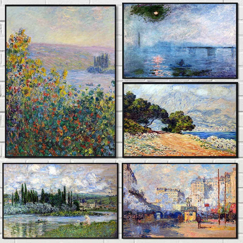 Art Canvas Paintings Famous Im - огляд і ціна Watercolor Poster Print