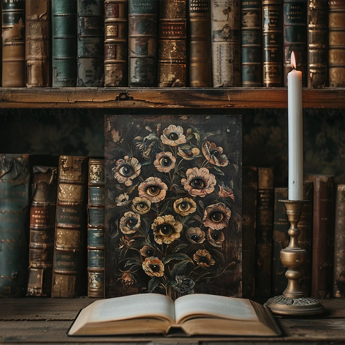 Victorian Gothic Floral Evil E - огляд і ціна Home Decor Gothic