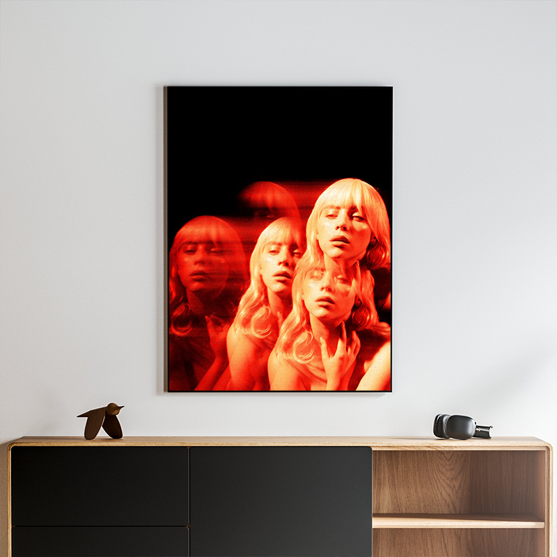 Hot High Burning Singer B-Bill - огляд і ціна Watercolor Poster Print