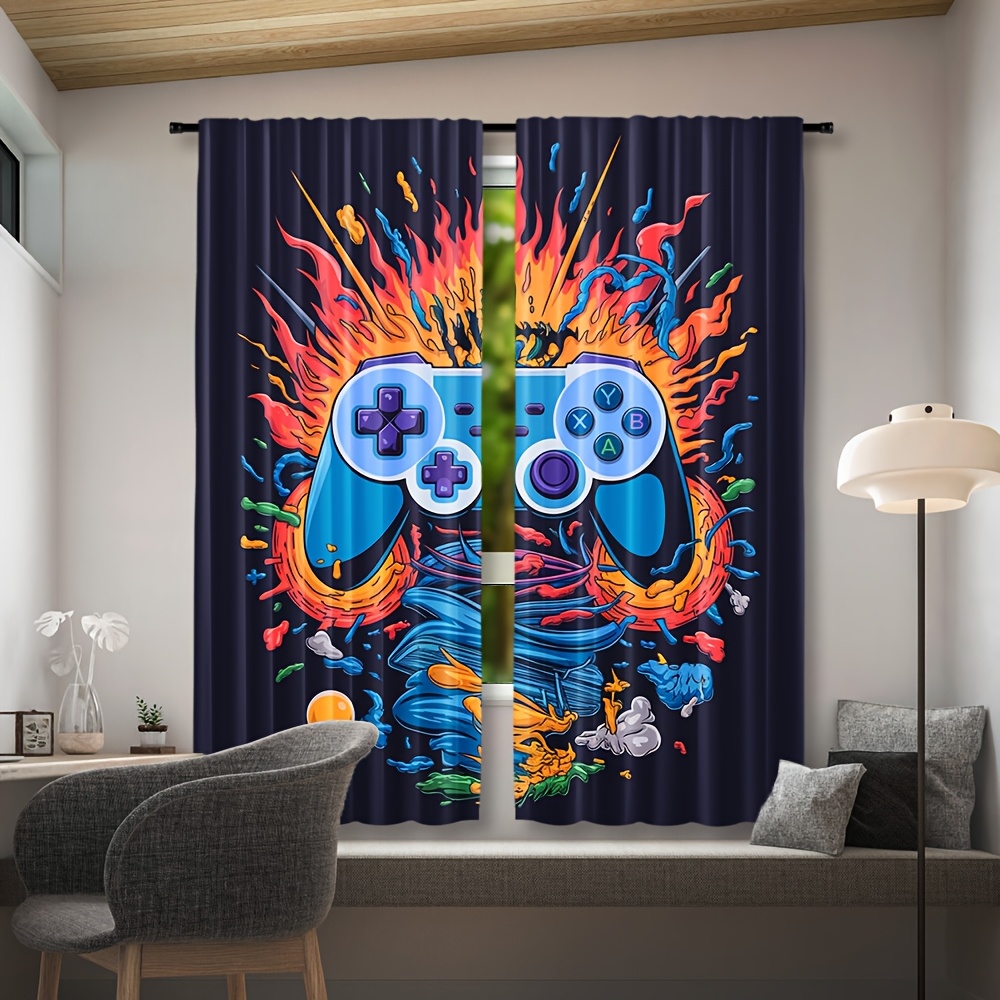 Gamer Pop Culture Curtain Wind - огляд і ціна Home Decor Youtube Videos