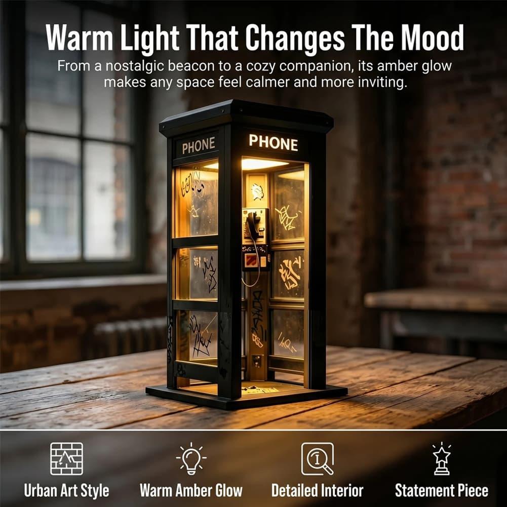 Vintage London Telephone Booth - огляд і ціна Home Decor Light