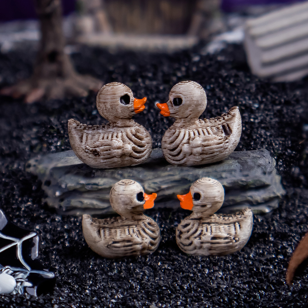 Gothic Skull Ducks Resin Ornam - огляд і ціна Home Decor Gothic