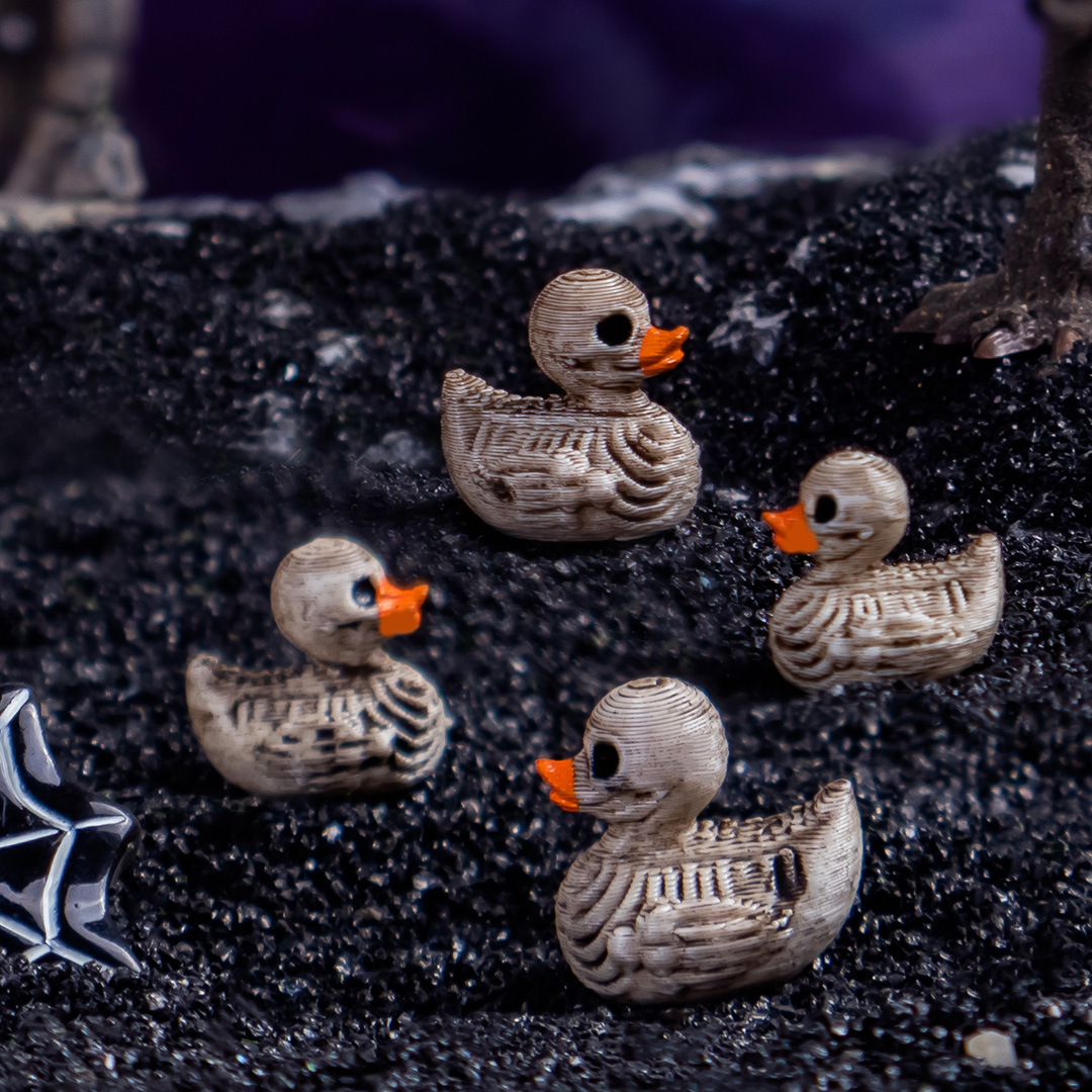 Gothic Skull Ducks Resin Ornam - огляд і ціна Home Decor Gothic