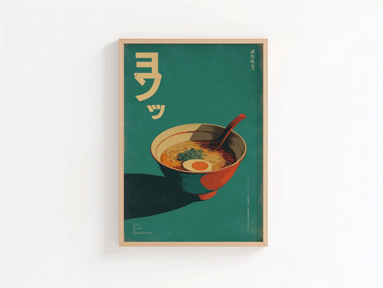 Retro Japanese Ramen Canvas Ar - огляд і ціна Home Decor Minimalist Style