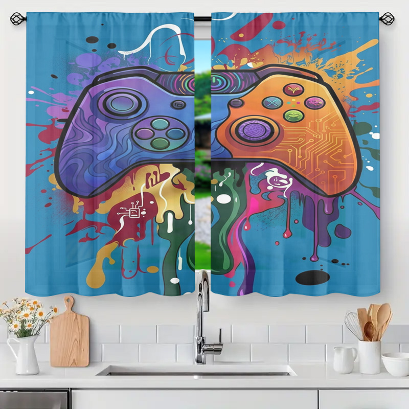 Retro Gaming Curtain Video Gam - огляд і ціна Home Decor Youtube Videos