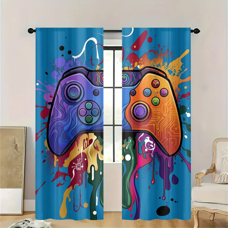 Retro Gaming Curtain Video Gam - огляд і ціна Home Decor Youtube Videos