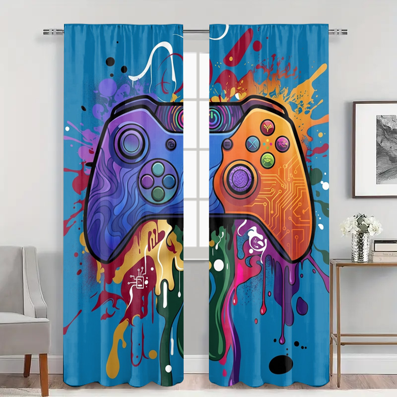 Retro Gaming Curtain Video Gam - огляд і ціна Home Decor Youtube Videos