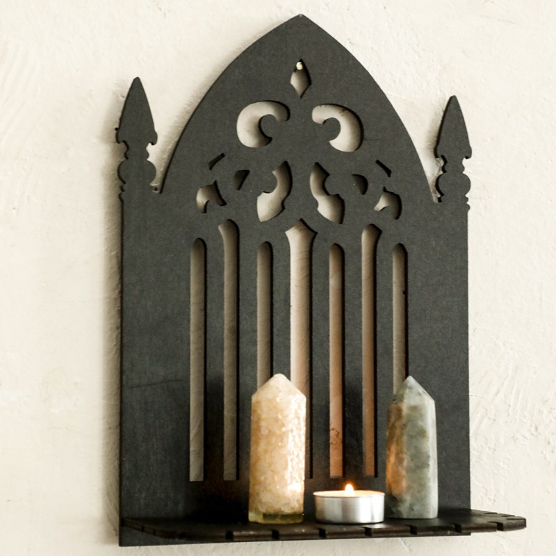 Bohemian Gothic Black Wood Wal - огляд і ціна Home Decor Living Room Ideas