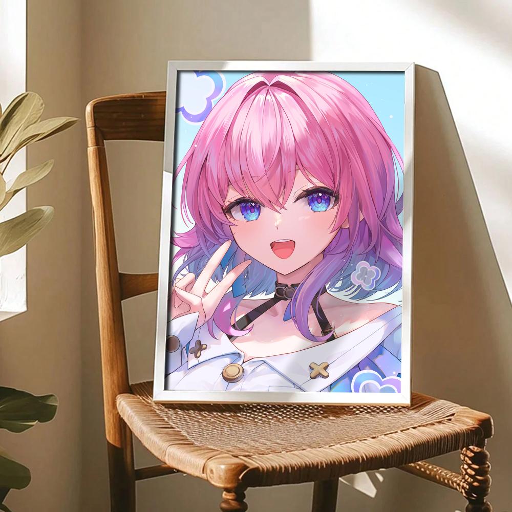 March 7th Honkai Poster Modern - огляд і ціна Home Decor Living Room Ideas