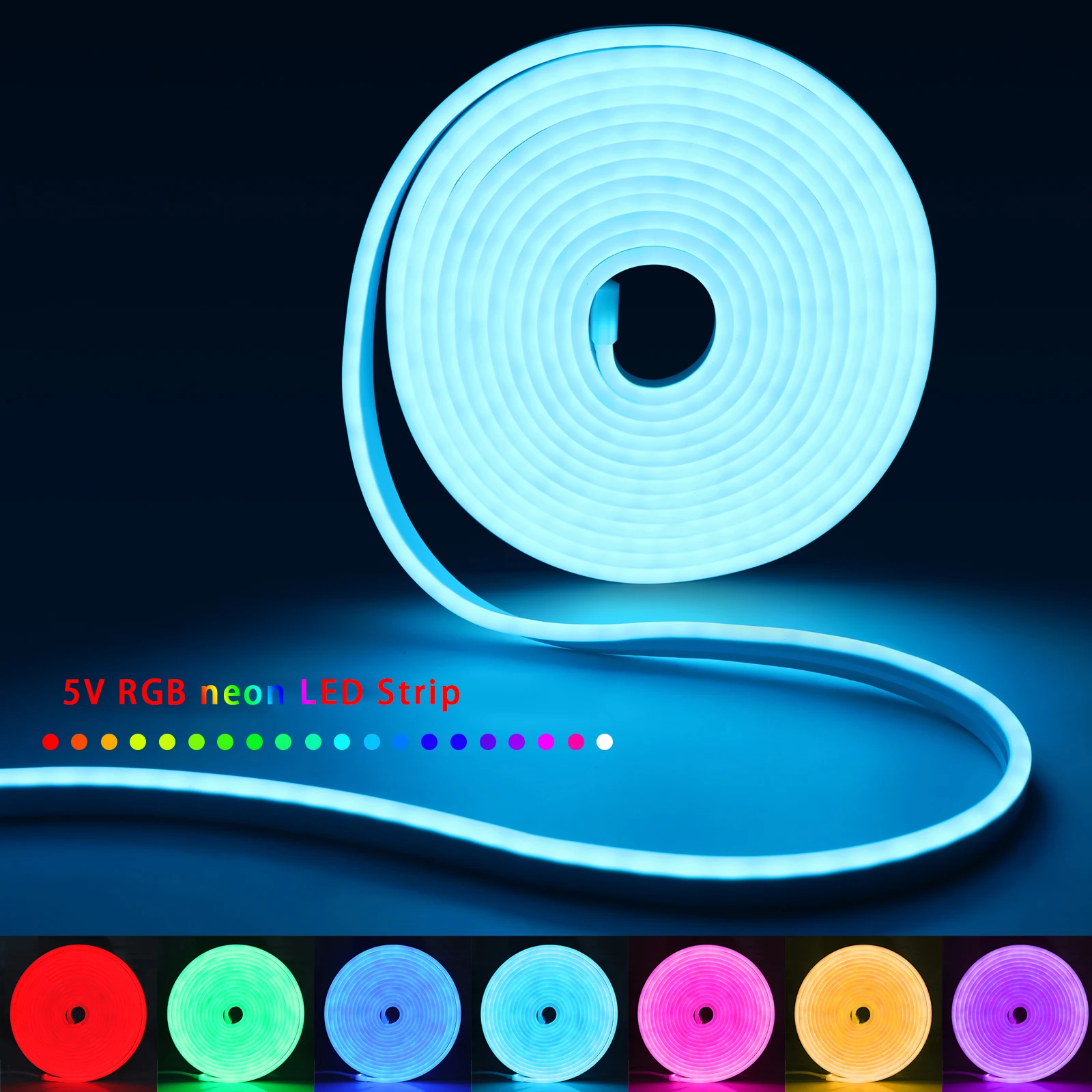 1-5m RGB LED Neon Strip Light  - огляд і ціна Home Decor Light